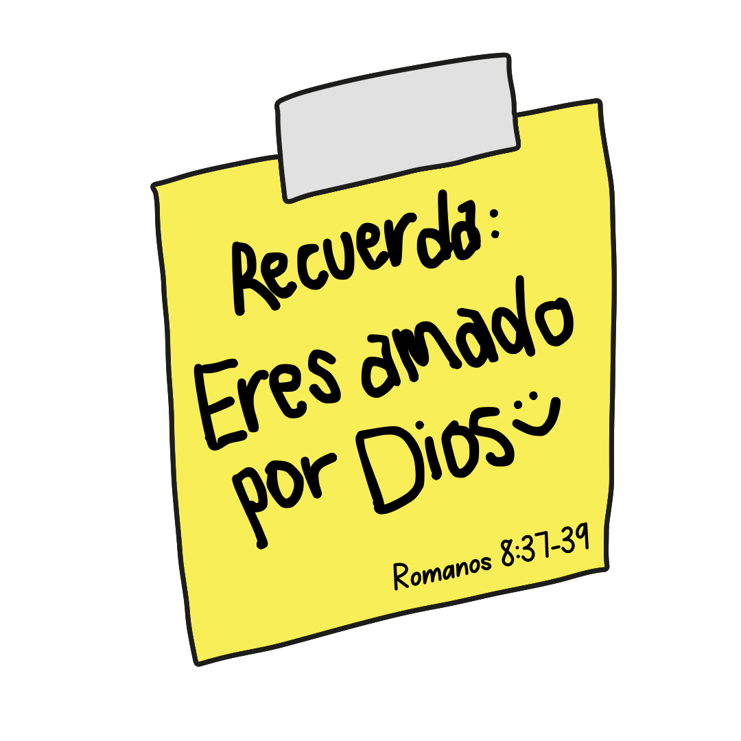 Recuerda: Eres amado por Dios :) - Sticker