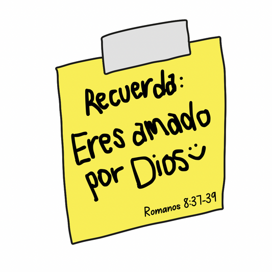 Recuerda: Eres amado por Dios :) - Sticker