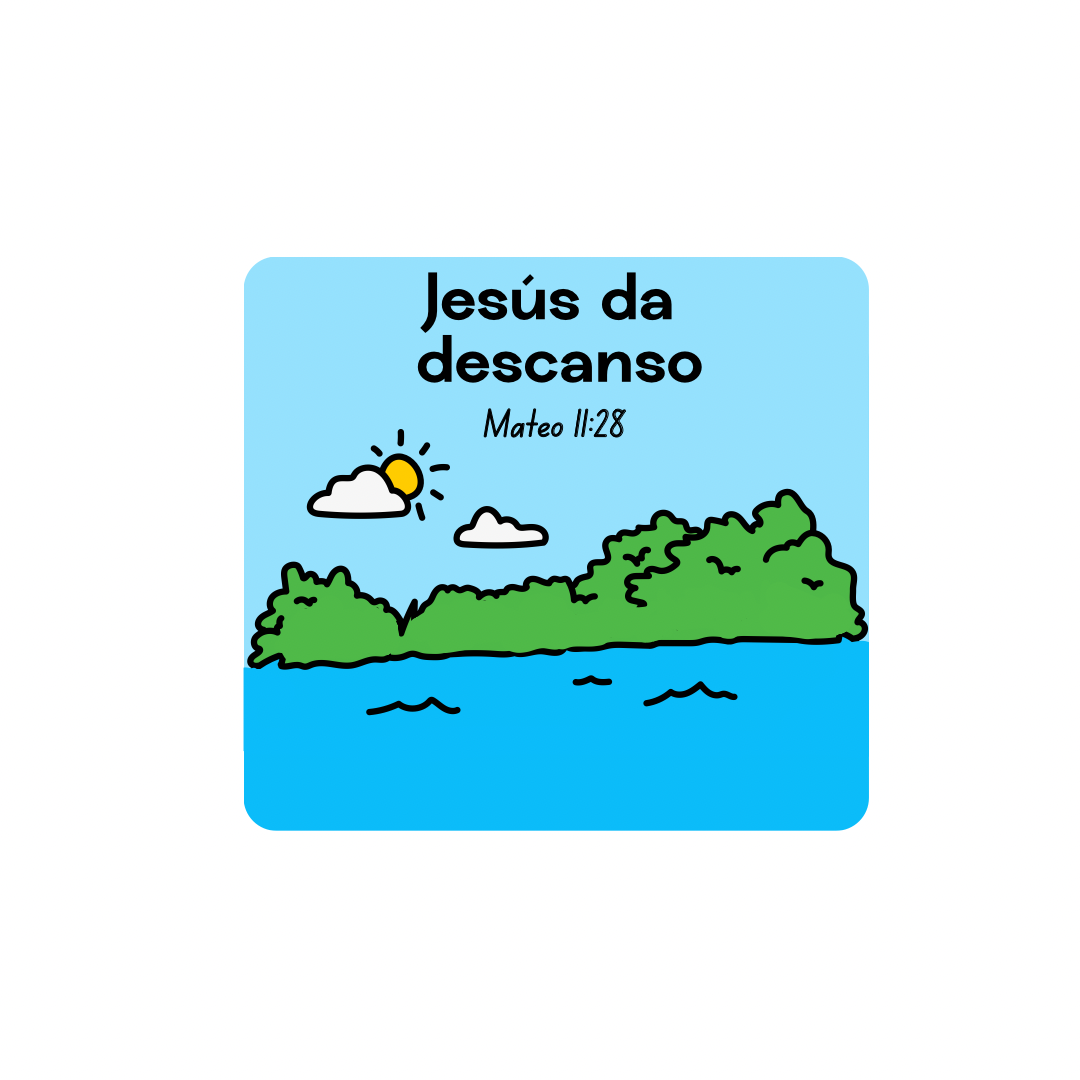 Jesus da descanso - Sticker