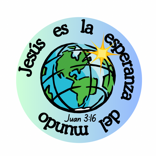 Jesús es la esperanza del mundo - Sticker